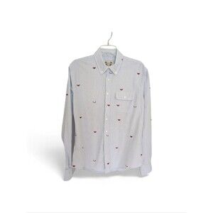 Gant Striped Oxford With Embroidered Watermelons